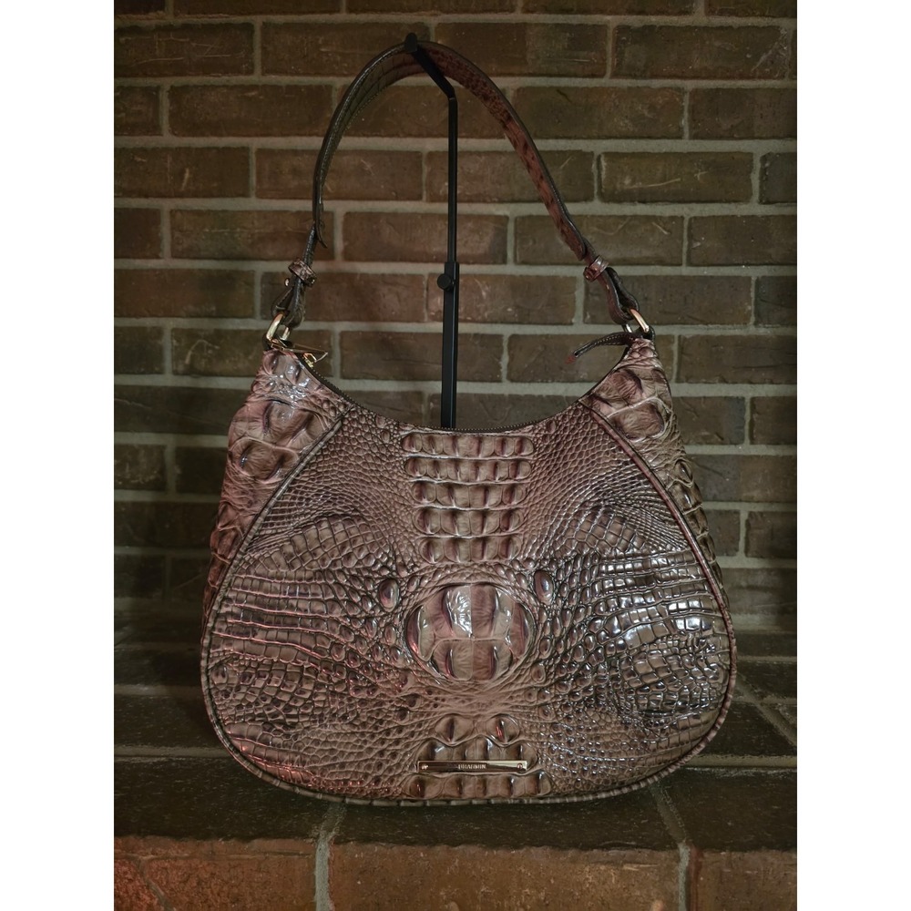 Brahmin Alden Road Collection‎ Kathleen Alden Brown Leather Shoulder Bag